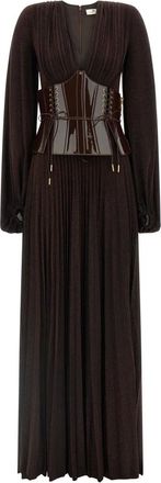 Elisabetta Franchi Mujer, Vestidos, Marr&oacute;n, Talla: L