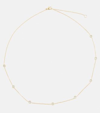 Stone and Strand Diamonds By The Dozen 10kt gold necklace with diamonds