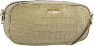 Miu Miu Borsa a spalla Pre-owned - - Pre-owned - Donna - Verde - ONE SIZE