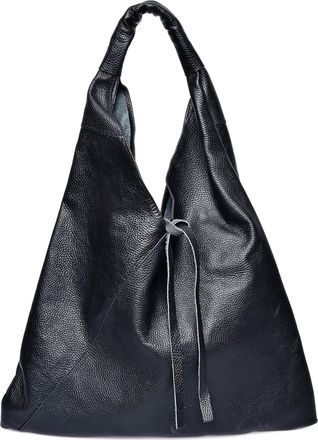 Anna Luchini Zwart Rundleer Tas