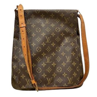 Louis Vuitton Pre-owned Cross Body Bags, male, Brown, Size: ONE SIZE Pre-owned Musette Monogram Shoulder Bag