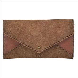 StS Ranchwear Full Grain Roughout Leather Wallet In Baroness 2