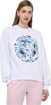 Plein Sport Trainingsshirt met lange mouwen - Dames - Sportshirts - Veelkleurig - S - Katoen - Fitness