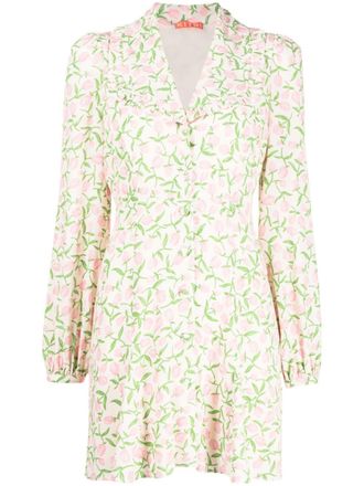 Kitri Tabitha tulip-print dress - Neutrals