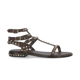 Ash Ash, Schoenen, Dames, Bruin, 36 EU, Leer, Sandalen met Noppen