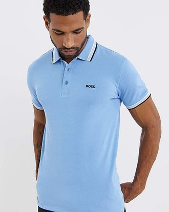 HUGO BOSS Classic Paddy Polo - Light Blue