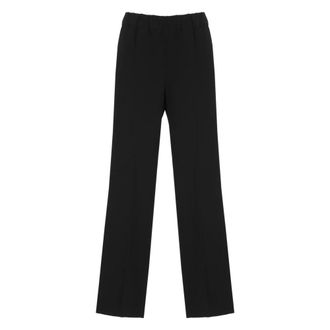 Alberto Biani Pantalones Rectos - Trousers - Mujer - Negro - L