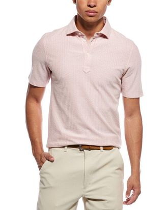 Brunello Cucinelli Silk-Blend Polo Shirt