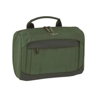 Aeronautica Necessaire Lightning - Heren - Toilettassen - Groen - ONE Size - Tassen