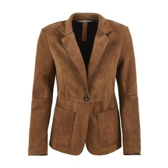 The Jackie Leathers Giacca Lucilla Gsac in camoscio accoppiato - - Jackets - Donna - Marrone - L