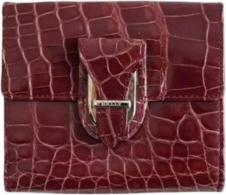 Bally Pre-owned Wallets, female, Red, Size: ONE SIZE Pre-owned Portefeuille