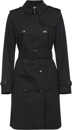 Burberry Trenchcoat - Dames - Trenchcoats - Zwart - XS - Katoen - Jassen