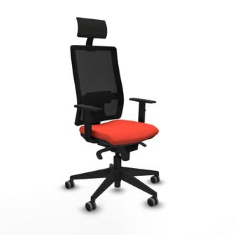 Piqueras y Crespo Silla De Oficina Con Cabecero Piqueras Y Crespo 1d066g1 Naranja Oscuro