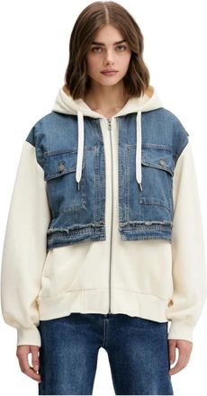Desigual Donna, Felpe, Beige, M, new