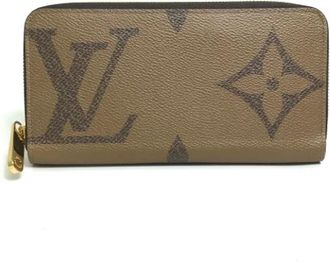 Louis Vuitton Tweedehands leren portemonnees - Dames - Vintage Accessoires - Bruin - ONE Size - Vintage