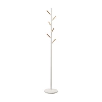 Yamazaki Tableware Plain Perchero Blanco De Dise&ntilde;o Minimalista