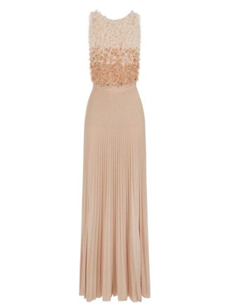 Elisabetta Franchi Red Carpet Lurex Jersey Dress