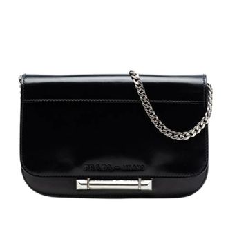 Prada Pre-owned Cross Body Bags, female, Black, Size: ONE SIZE Pre-owned Sybille Crossbody Bag