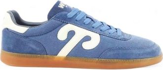 Wushu Ruyi Sneakers - Heren - Sneakers - Blauw - 43 EU - Leer - Schoenen