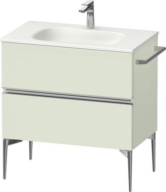 Duravit Duravit - Sivida Mueble Bajo Lavabo, 2 Cajones, Tirador Cromado