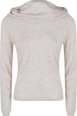 Max Mara Truien & Vesten, Dames, Beige, M, Kasjmier, Cashmere Truien