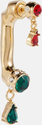 Paco Rabanne Rhinestone embellished drop earring