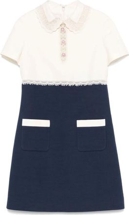 Valentino Garavani Elegante Zwarte Jurk - Dames - Korte kleedjes - Blauw - M - Kleedjes