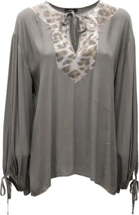 Mason's Groene Pailletten Blouse - Dames - Blouses - Groen - XS - Pailletten - Overhemden