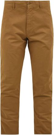 Aspesi Cotton Gabardine Chino Pants - Heren - Chinos - Beige - S - Katoen - Broeken