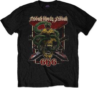 Black Sabbath Official T Shirt Snake Skull Bloody Sabbath 666 XXL