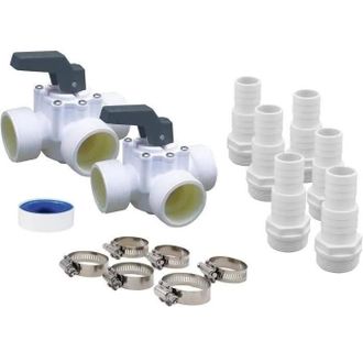 Ubbink Ubbink Heatermax Compact Kit By-pass Blanco Pvc