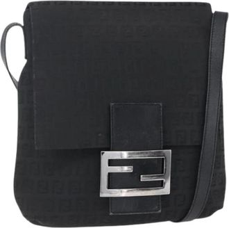 Fendi Pre-owned Vintage Cross Body Bag - Dames - Vintage Schoudertas - Zwart - ONE Size - Vintage