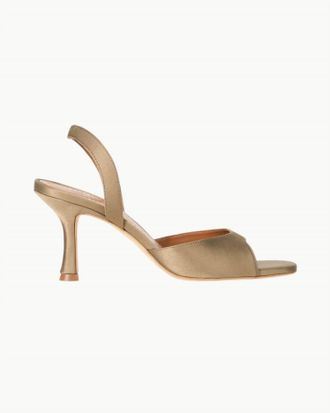 Staud Womens Brigitte Heel In Truffle