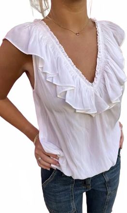 Ramy Brook Womens Didi Top In Ivory