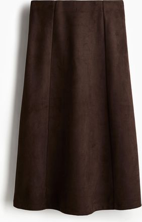 H&M Jupe in A-Linie - Brown