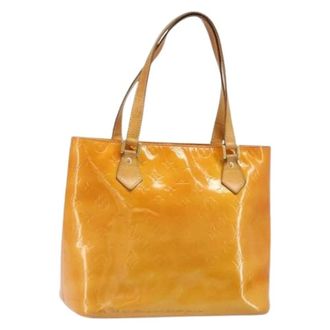 Louis Vuitton Bolso de mano de charol Pre-owned - Pre-owned - Mujer - Amarillo - ONE SIZE