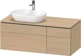 Duravit Duravit L-cube Meuble Sous-lavabo En Console Suspendu, Avec Plan