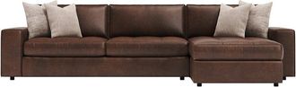 Bernhardt Nest 2Pc Right Facing Leather Sectional