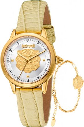 Just Cavalli Womens JC1L334L0025 Ladies Dolce Watch and Bracelet Gift Set - Gold - One Size