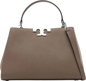 Tory Burch Eleanor Pebbled Satchel - - Bags - Donna - Beige - ONE SIZE
