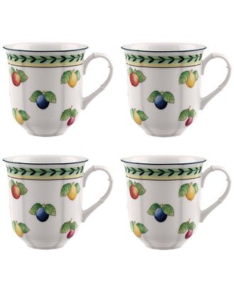 Villeroy & Boch Set Of 4 French Garden Fleurence Mugs