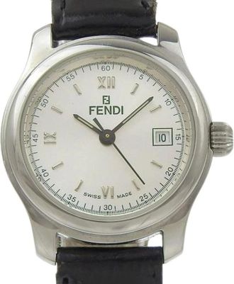 Fendi Pre-owned Watches, female, Gray, Size: ONE SIZE Pre-owned 210L Wristwatch