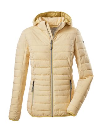 G.I.G.A. DX by killtec Steppjacke Uyaka Stripe, Damen, Gr. 40, gelb (hellgelb), Oberstoff: 100% Polyester, Futter: 100% Polyamid, Wattierung: 100% Polyester, G.I.G.A. DX BY 
