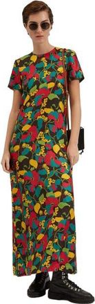 La DoubleJ Swing Dress Vines Brown at Nordstrom, Size X-Small