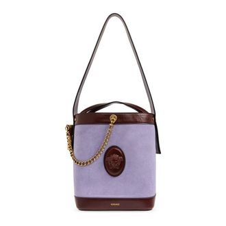 Versace Dames, Tassen, Paars, Maat: ONE Size Su&egrave;de