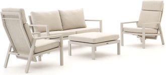 Manifesto Furniture Manifesto Alzano stoel-bank loungeset 4-delig verstelbaar