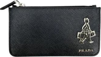 Prada Pre-owned Coin Purse - Dames - Vintage Accessoires - Zwart - ONE Size - Leer - Vintage