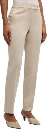 Marella Elegante Pantalon Dress - Dames - Slim Fit Broeken - Beige - M - Broeken
