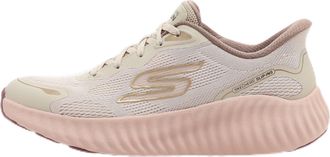 Skechers Womens GO Run Now Regent Trainers, Natural, 6.5 UK