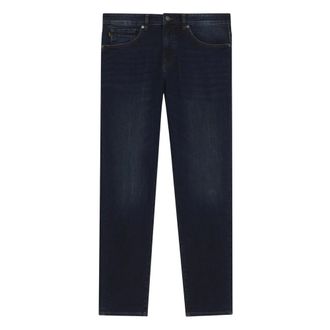 HUGO BOSS Heren, Jeans, Blauw, Maat: W38 L32 Katoen